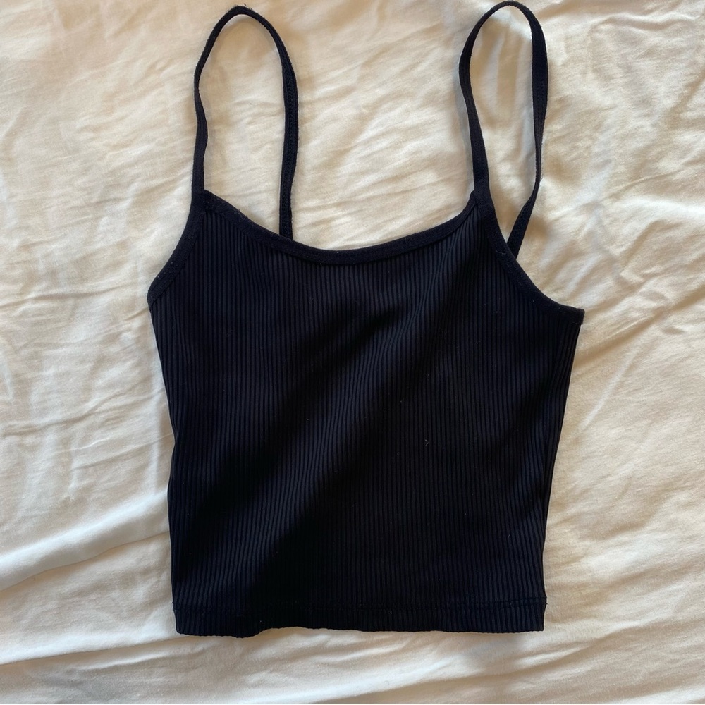 Black tight tank top